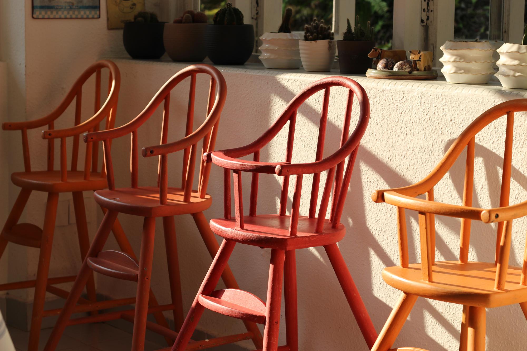 Indoor play space with warm light